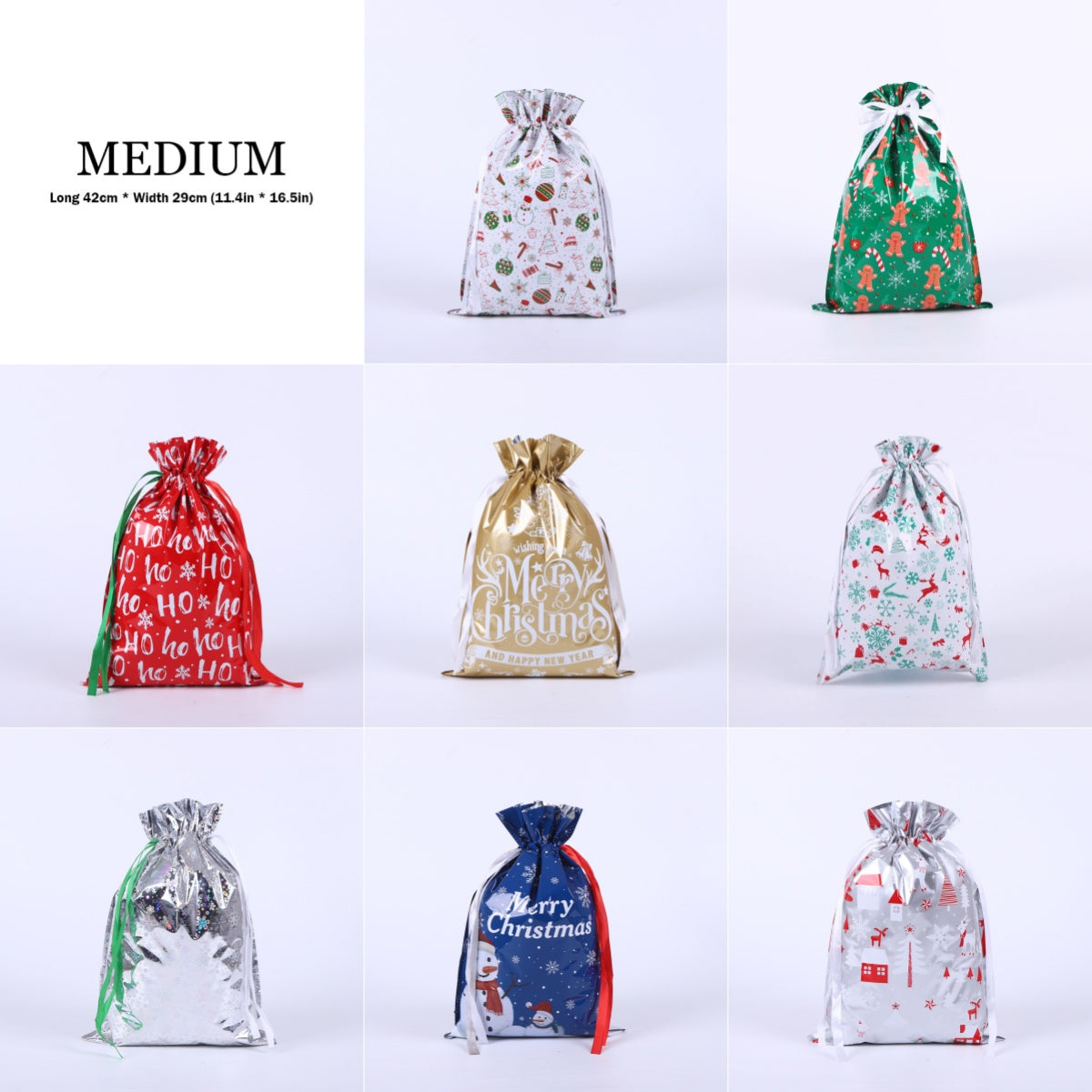 🎁Drawstring Christmas Gift Bag